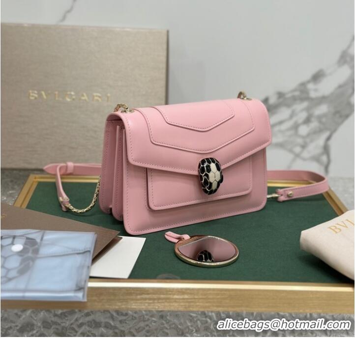 Buy Inexpensive Bvlgari Serpenti Forever leather crossbody bag 289676 pink