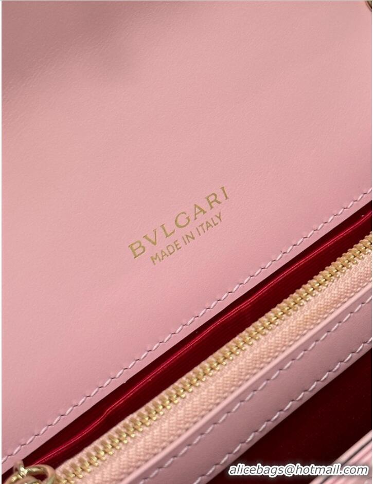 Buy Inexpensive Bvlgari Serpenti Forever leather crossbody bag 289676 pink