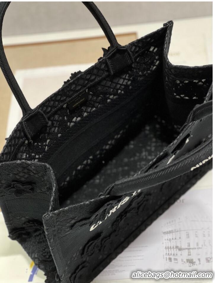 Reasonable Price MEDIUM DIOR BOOK TOTE D-Lace Embroidery M1296ZE-3