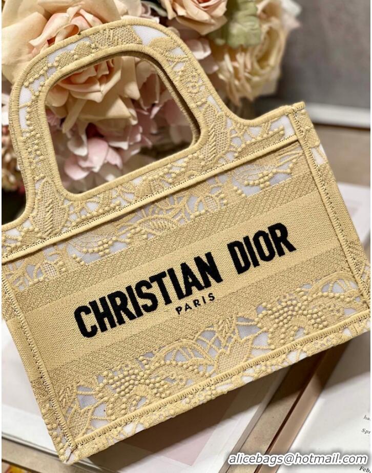 Buy Inexpensive DIOR BOOK mini TOTE Embroidery C1783-3