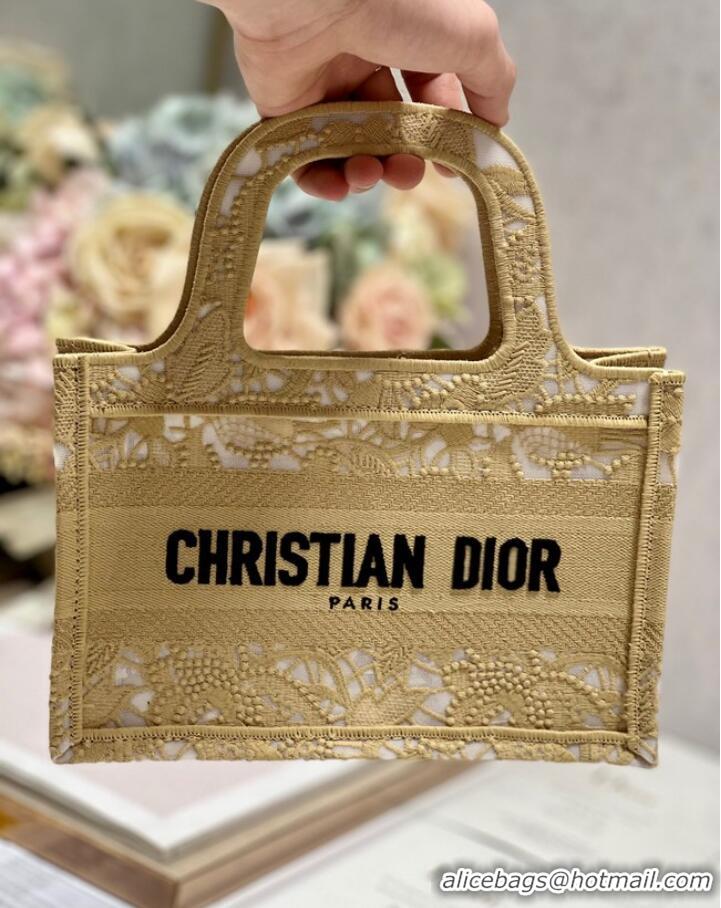 Buy Inexpensive DIOR BOOK mini TOTE Embroidery C1783-3