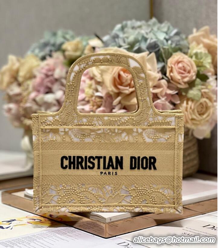 Buy Inexpensive DIOR BOOK mini TOTE Embroidery C1783-3