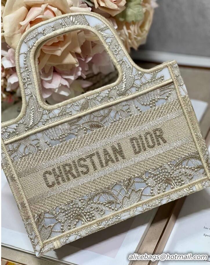 Best Product DIOR BOOK mini TOTE Embroidery C1783-4