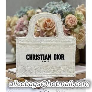 Buy Cheapest DIOR BOOK mini TOTE Embroidery C1783-5