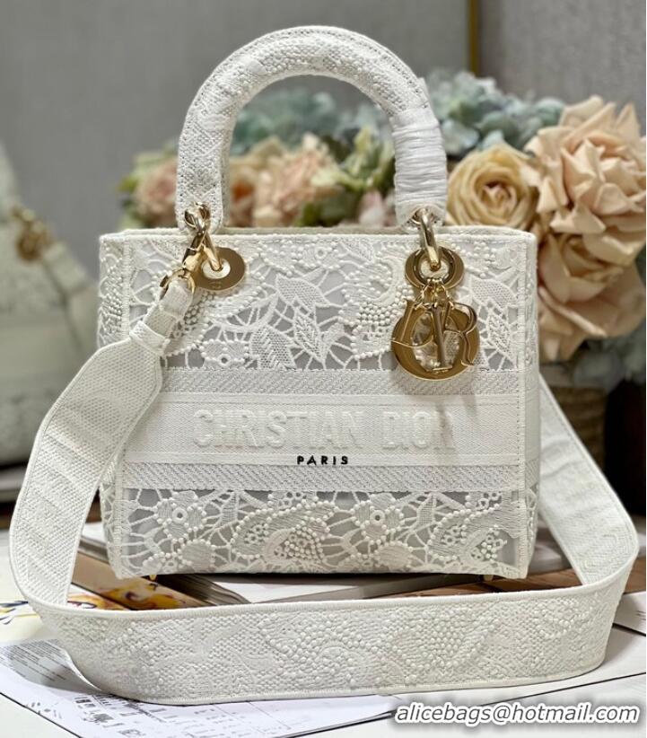 Popular Style MEDIUM DIOR OR LADY D-LITE BAG M0565OOCO-3