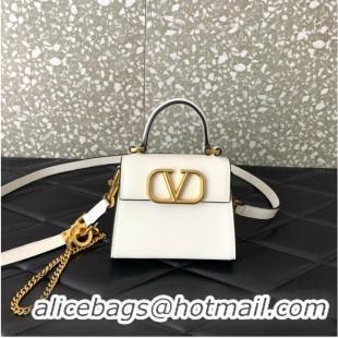 Affordable Price VALENTINO VSLING nano Calfskin Shoulder bag GW46R White