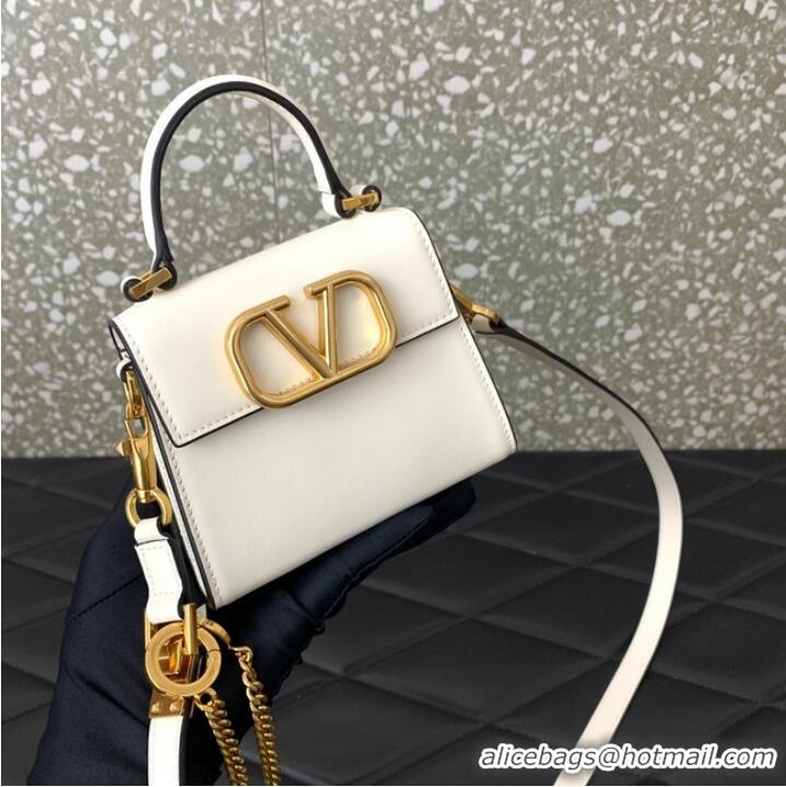 Affordable Price VALENTINO VSLING nano Calfskin Shoulder bag GW46R White