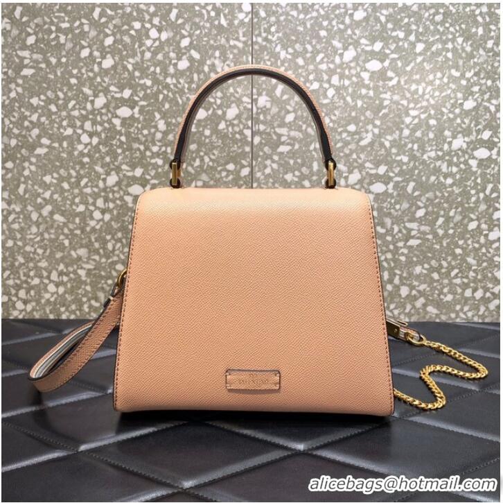 Promotional VALENTINO VSLING small Grain calf leather Shoulder bag WB0F53 Cinnamon Pink