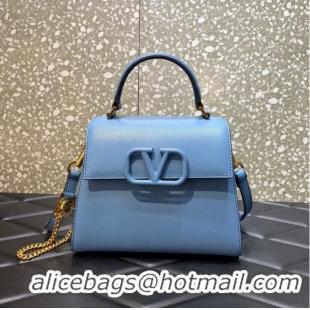 Low Price VALENTINO VSLING small Grain calf leather Shoulder bag WB0F53 blue