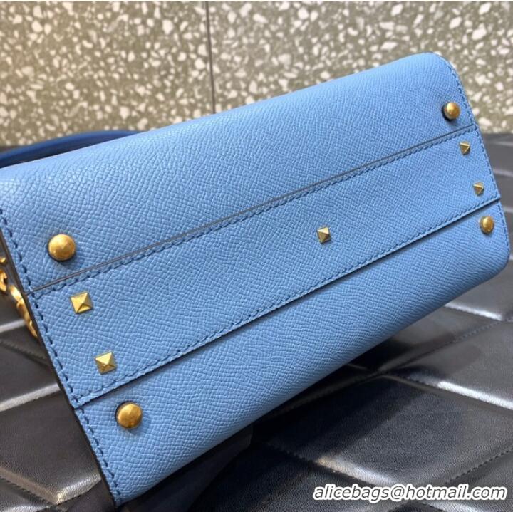 Low Price VALENTINO VSLING small Grain calf leather Shoulder bag WB0F53 blue