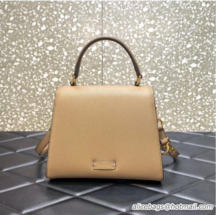 Hot Sell Cheap VALENTINO VSLING small Grain calf leather Shoulder bag WB0F53 apricot