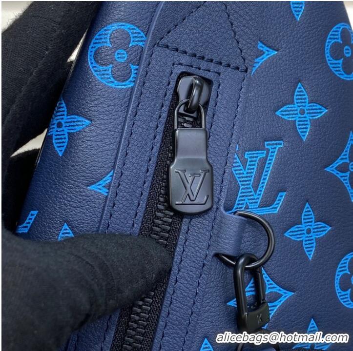 Famous Brand Louis Vuitton Duo Slingbag M21890 Navy River Blue