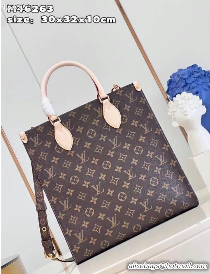 Famous Brand Louis Vuitton Monogram Canvas Sac Plat PM M46263