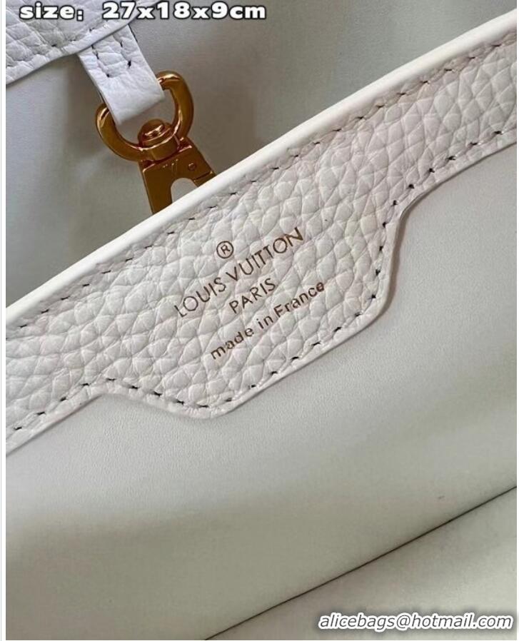 Top Grade Louis Vuitton Capucines BB M21043 white