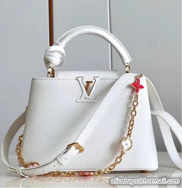 Top Grade Louis Vuitton Capucines BB M21043 white