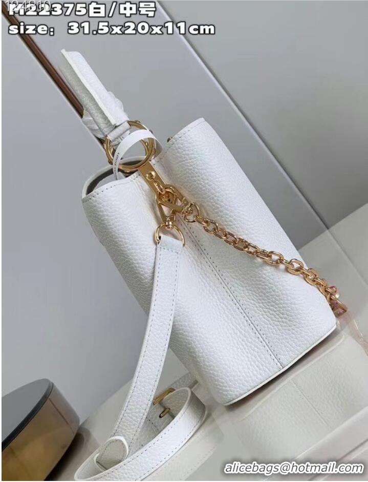 Good Product Louis Vuitton Capucines MM M20784 white