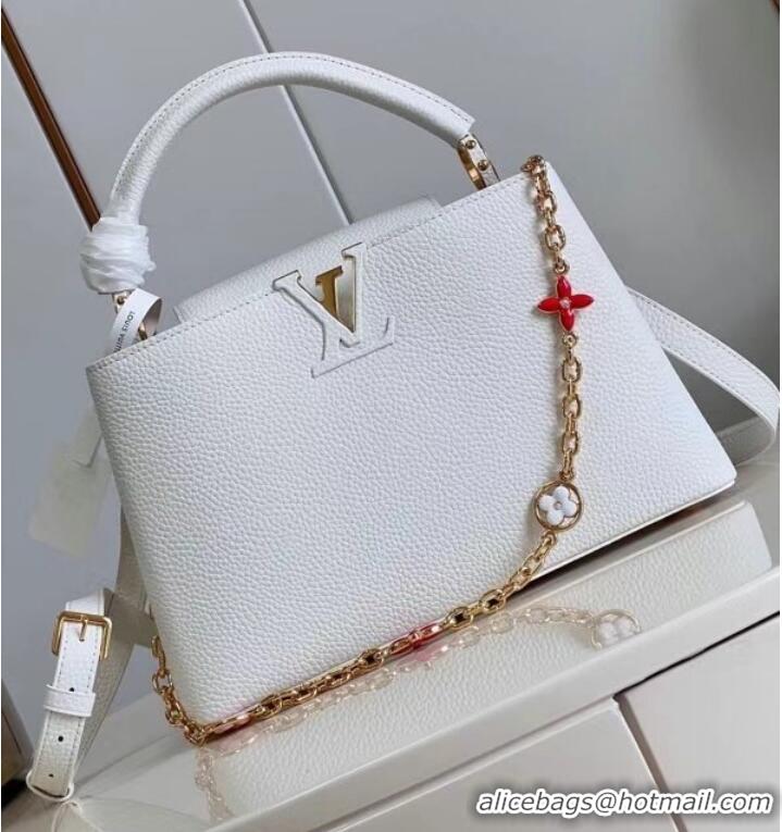 Good Product Louis Vuitton Capucines MM M20784 white