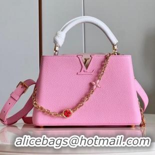 Unique Grade Louis Vuitton Capucines BB M21043 Rose Chamallow Pink