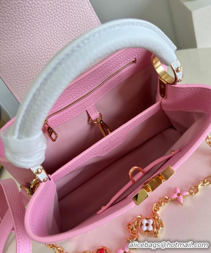 Unique Grade Louis Vuitton Capucines BB M21043 Rose Chamallow Pink