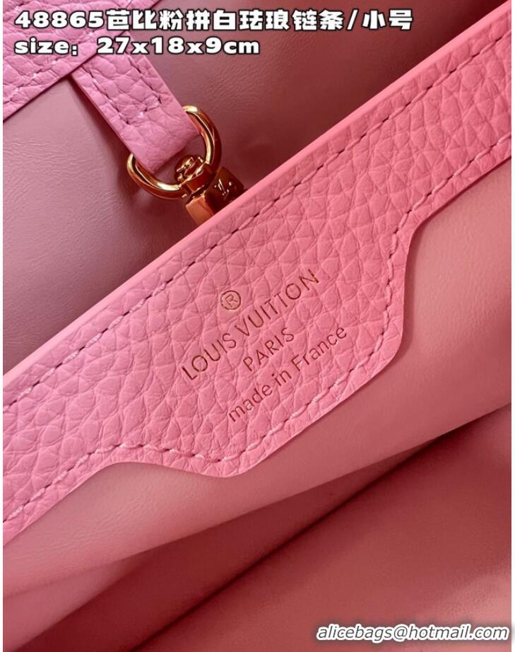 Unique Grade Louis Vuitton Capucines BB M21043 Rose Chamallow Pink