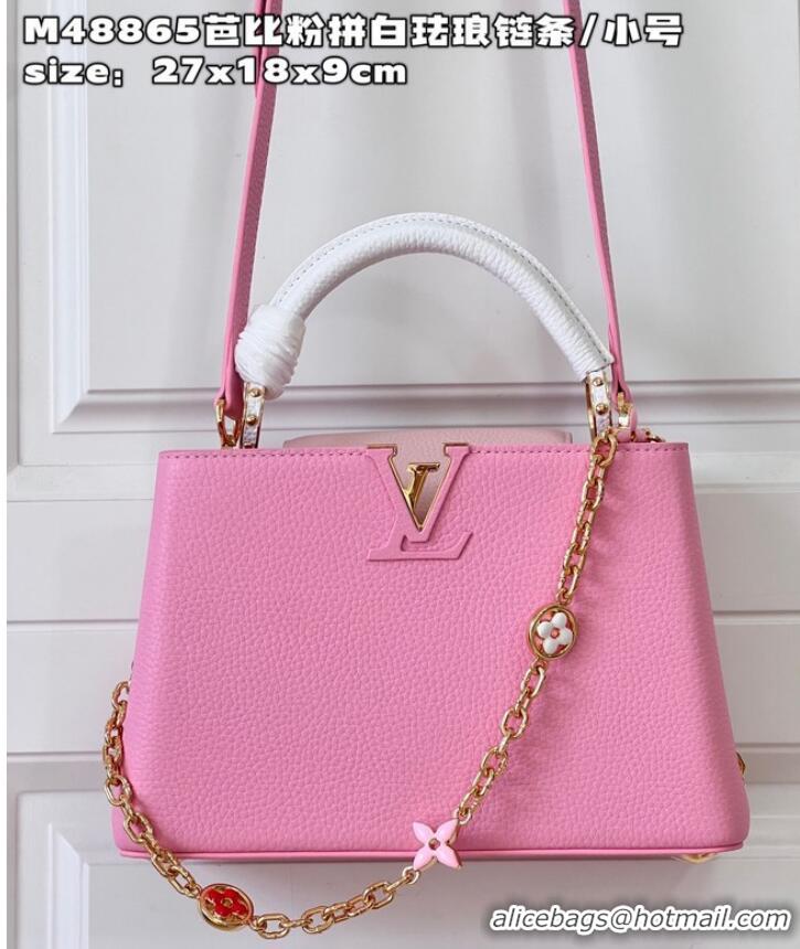 Unique Grade Louis Vuitton Capucines BB M21043 Rose Chamallow Pink