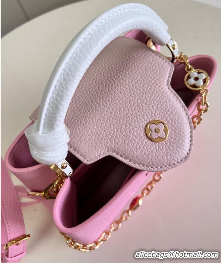 Unique Grade Louis Vuitton Capucines BB M21043 Rose Chamallow Pink