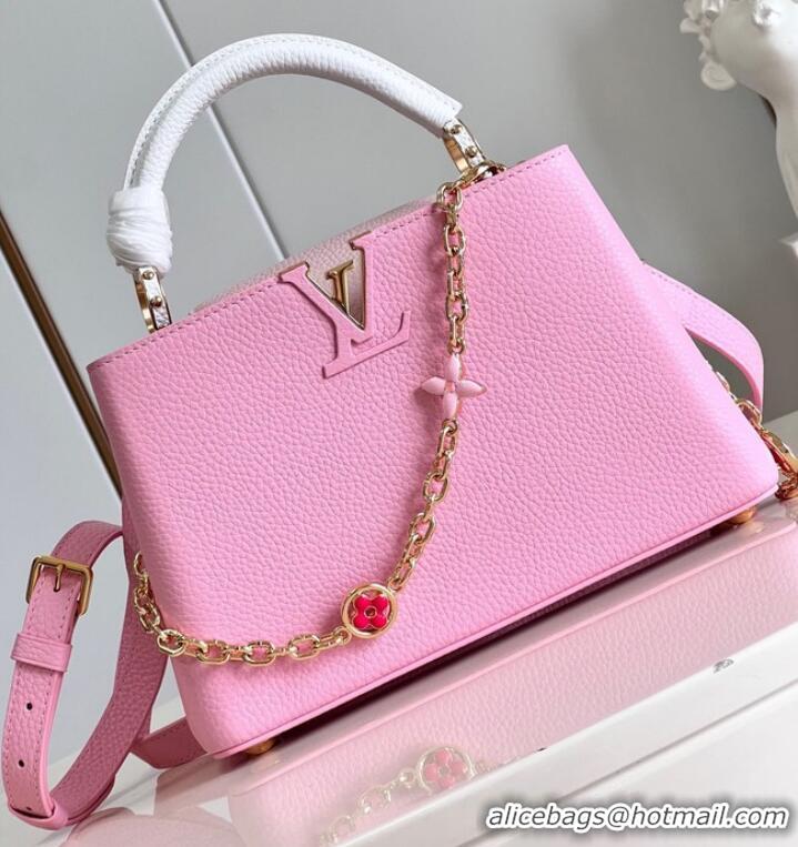 Unique Grade Louis Vuitton Capucines BB M21043 Rose Chamallow Pink