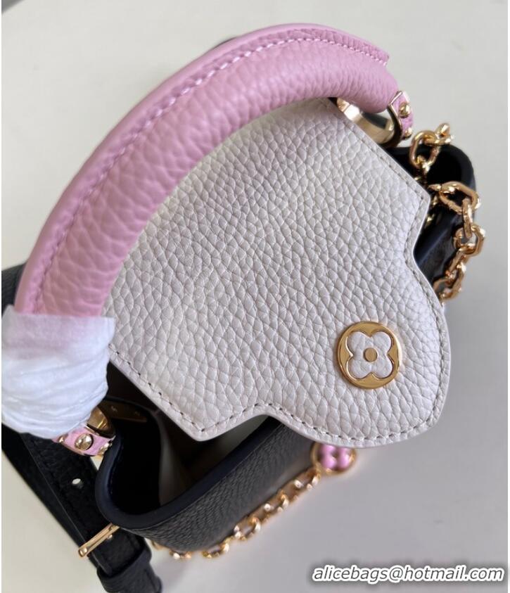 New Style Louis Vuitton Capucines Mini M22375 Rose Chamallow Pink