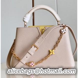 Buy Fashionable Louis Vuitton Capucines BB M21043 light yellow