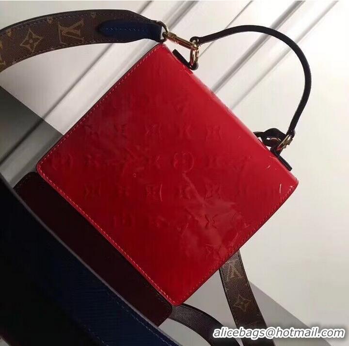 Promotional Louis Vuitton Spring Street Monogram Vernis Patent Original Leather M90376 Red