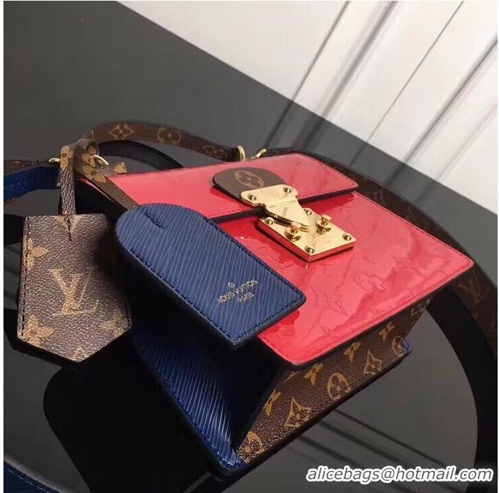 Promotional Louis Vuitton Spring Street Monogram Vernis Patent Original Leather M90376 Red