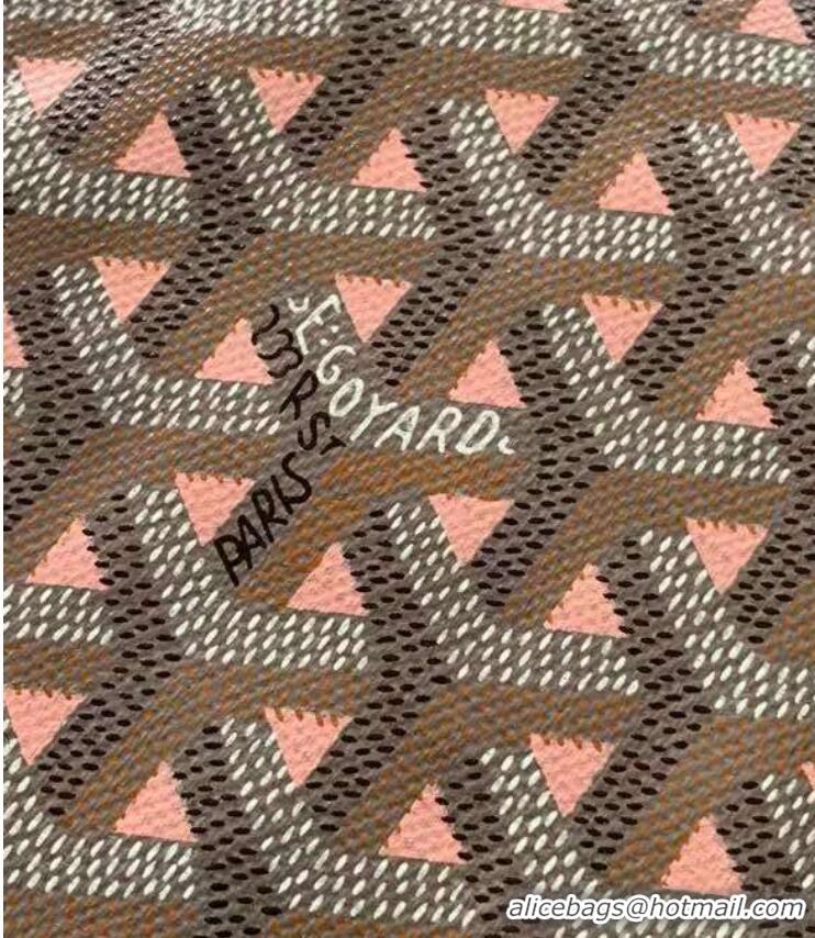 Inexpensive Goyard Poitiers Claire-Voie Top Handle Bag 8013 Powder Pink