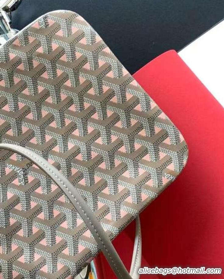 Inexpensive Goyard Poitiers Claire-Voie Top Handle Bag 8013 Powder Pink