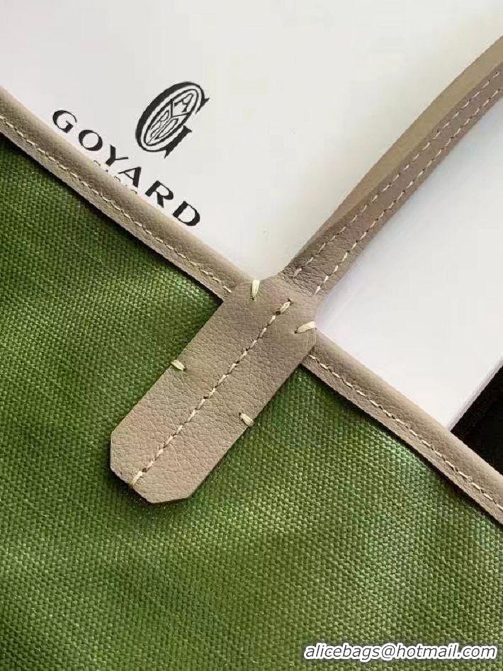 Promotional Goyard Saint Louis Claire-Voie Tote Bag GM 8001 Khaki Green