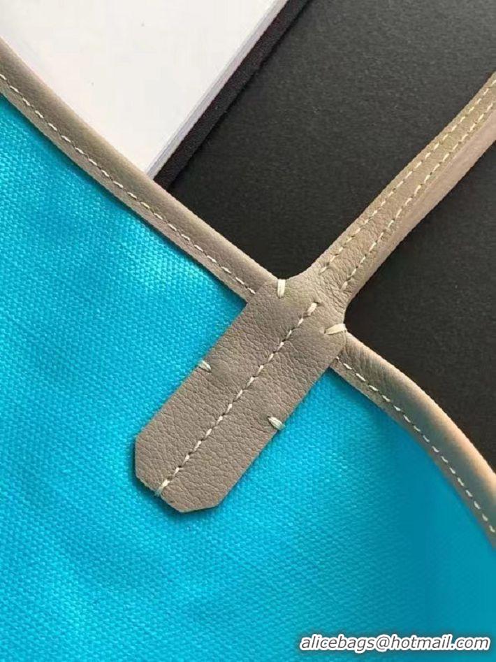 Big Discount Goyard Saint Louis Claire-Voie Tote Bag GM 8001 Turquoise Blue