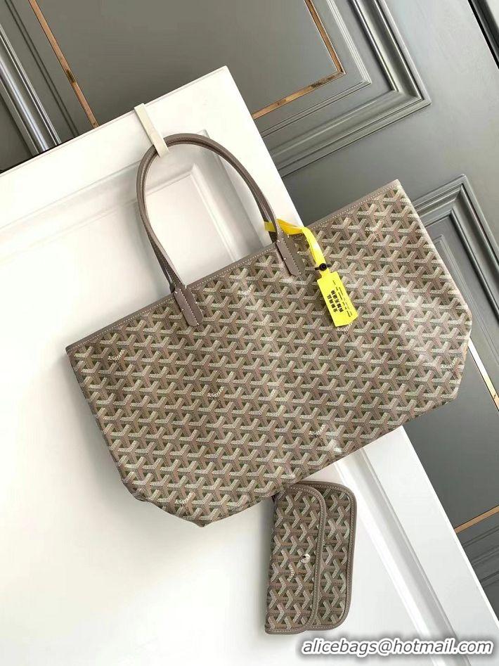 Famous Brand Goyard Saint Louis Claire-Voie Tote Bag PM 8001 Khaki Green