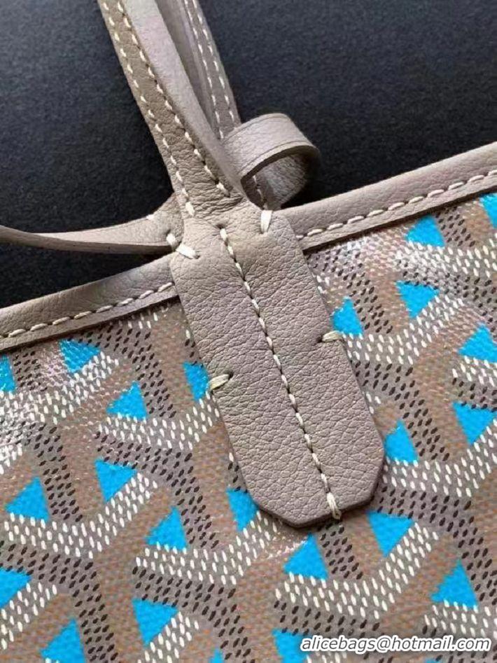 Top Grade Goyard Saint Louis Claire-Voie Tote Bag PM 8001 Turquoise Blue