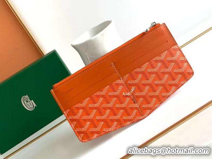 Pretty Style Goyard Insert Louise Wallet 8503 Orange