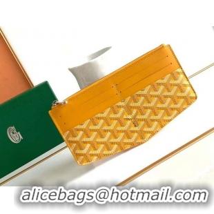 Traditional Specials Goyard Insert Louise Wallet 8503 Yellow