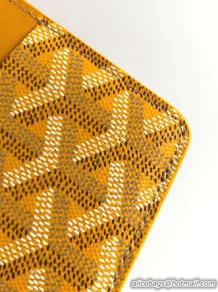 Traditional Specials Goyard Insert Louise Wallet 8503 Yellow