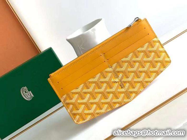 Traditional Specials Goyard Insert Louise Wallet 8503 Yellow