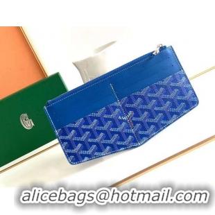 Most Popular Goyard Insert Louise Wallet 8503 Sky Blue