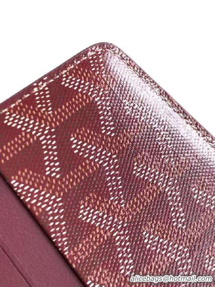 Low Cost Goyard Insert Louise Wallet 8503 Burgundy