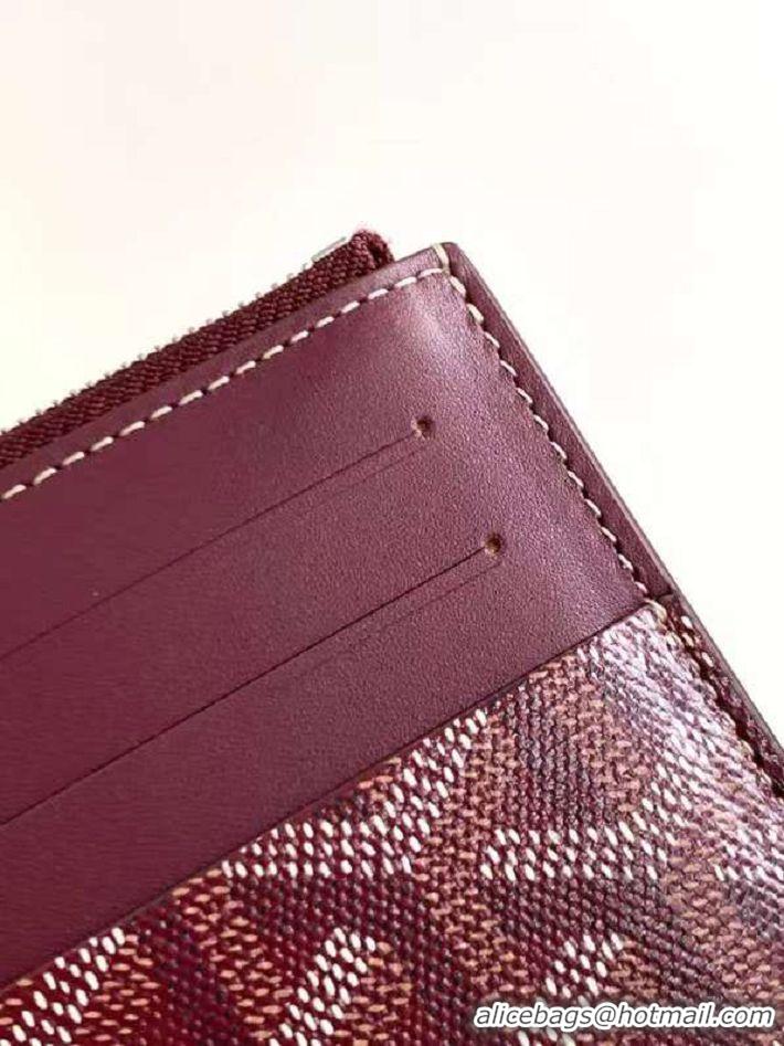 Low Cost Goyard Insert Louise Wallet 8503 Burgundy