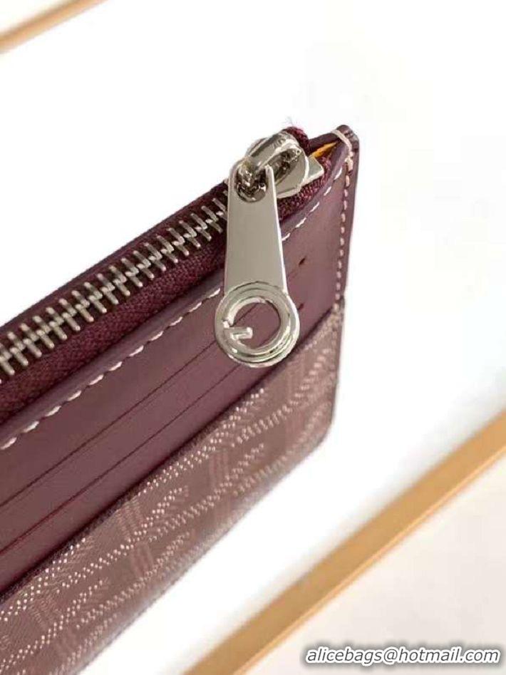 Low Cost Goyard Insert Louise Wallet 8503 Burgundy