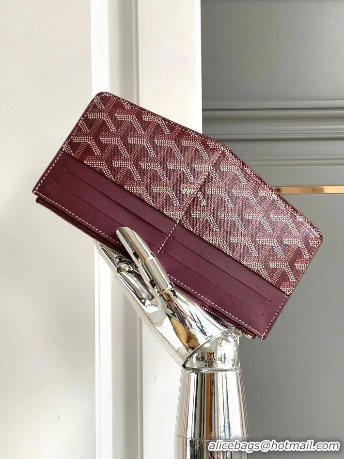 Low Cost Goyard Insert Louise Wallet 8503 Burgundy