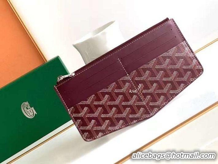 Low Cost Goyard Insert Louise Wallet 8503 Burgundy