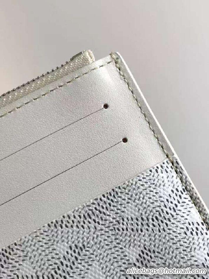 Unique Discount Goyard Insert Louise Wallet 8503 White