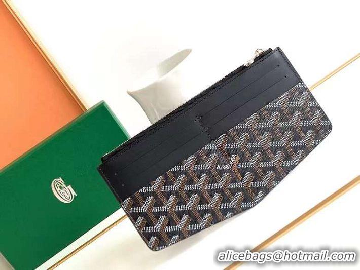 Pretty Style Goyard Insert Louise Wallet 8503 Black