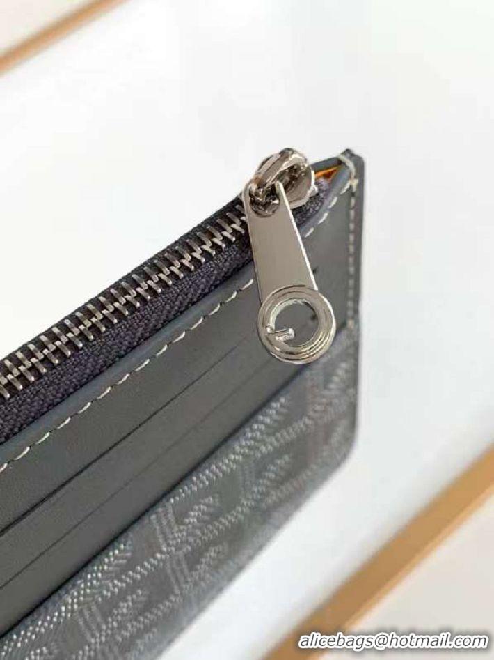 Best Price Goyard Insert Louise Wallet 8503 Dark Grey